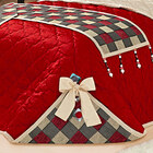 Kit Alba Casa Dona Dupla Face Queen 8 Peças Vermelho