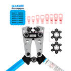 Kit Alicate Crimpador Terminal Tubular + Estojo Terminais De