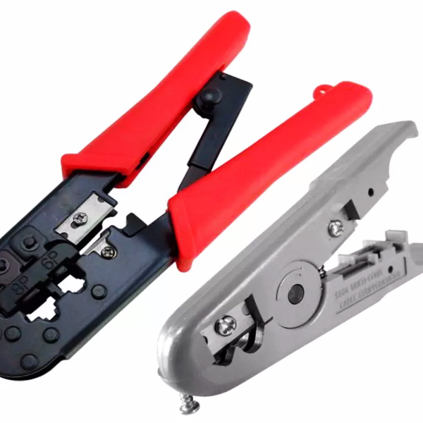 Kit Alicate De Crimpar Rj45 Rj11 Rj12 + Alicate Decapador