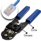 Kit Alicate De Grimpar Rj45 + Testador De Cabos - Gc