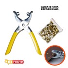 Kit Alicate Fixador Para Pregar Ilhós + 100 Ilhoses - Aço For