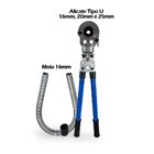 Kit Alicate Prensa Tubo Pex Tipo U 16/20/25mm + Mola 16mm