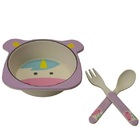 Kit Alimentação Refeição Bebe Infantil Ecologico Prato +2 Tal