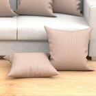 Kit Almofada Bege Lisa 2 Unidades 60cm X 60com Com Refil De S