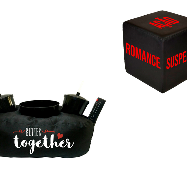 Kit Almofada De Pipoca Better Together Casal + Cubo Decisivo
