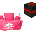 Kit Almofada De Pipoca Rosa You And Me + Cubo Decisivo Rosa