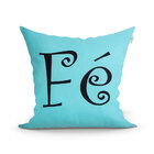 Kit Almofada Decorativa Para Sala Fé Estampada 3 Unidades 45c