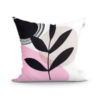 Kit Almofada Decorativa Rosa Para Quarto 3 Unidades 45cm X 45