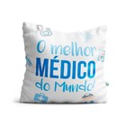 Kit Almofada E Caneca Melhor Médico Do Mundo