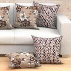 Kit Almofada Estampada Decorativa Para Sala 60cm X 60cm 2 Uni