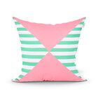 Kit Almofada Estampada Rosê Para Quarto 3 Unidades 45cm X 45c