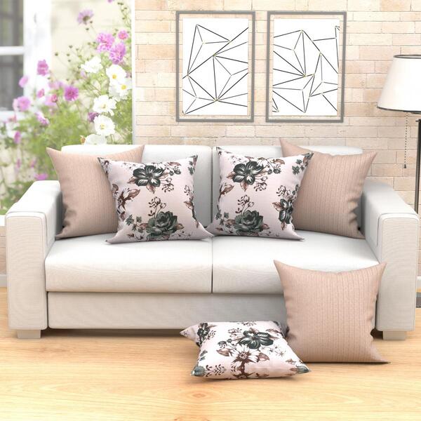 Kit Almofada Grande Decorativa 60cm X 60cm 6 Unidades Com Ref