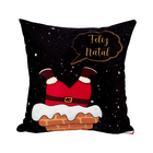 Kit Almofada Natalina Estampada Decorativa 3 Unidades 40cm X