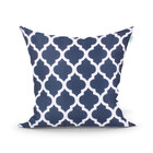 Kit Almofada Para Quarto Azul Marinho Estampada 45cm X 45cm +