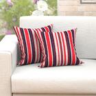 Kit Almofada Para Sala Listrada 4 Unidades 45cm X 45cm Com Re