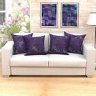 Kit Almofada Para Sofá Rosa Clássica Decorativa 4 Unidades 60