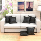 Kit Almofada Preta Decorativa Para Sala 45cm X 45cm Com Refil