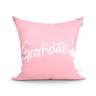 Kit Almofada Rosê Decorativa Para Quarto 3 Unidades 45cm X 45