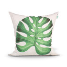 Kit Almofada Verde Costela De Adão 3 Unidades 45cm X 45cm Com