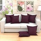 Kit Almofada Vinho Para Sala Lisa Clássica Grande 60cm X 60cm