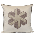 Kit Almofadas Bordadas Geométricas 50x50 Veludo Com Enchimento