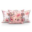 Kit Almofadas Decorativas Essenciale Palha e Rosê 45cm x 45cm