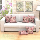 Kit Almofadas Decorativas Para Sala Floral Rosê 45cm X 45cm 6