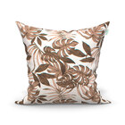 Kit Almofadas Decorativas Para Sala Floral Tabaco 45cm X 45cm