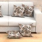 Kit Almofadas Decorativas Para Sala Floral Tabaco 45cm X 45cm