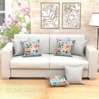 Kit Almofadas Decorativas Para Sala Floral Tiffany  Composê 4