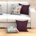 Kit Almofadas Decorativas Para Sala Floral Tiffany Composê 45