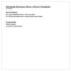 Kit Almofadas Decorativas Para Sala Tabaco Jacquard Floral 45