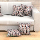 Kit Almofadas Decorativas Para Sala Triângulo Tabaco 45cm X 4