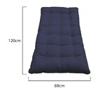 Kit Almofadas Para Poltrona E Puff Costela Corano Azul Marinh