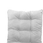 Kit Almofadas Para Poltrona E Puff Costela Corano Branco - Am