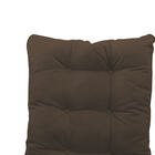 Kit Almofadas Para Poltrona E Puff Costela Corano Marrom - Am