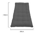 Kit Almofadas Para Poltrona E Puff Costela Linho Chumbo - Ama