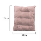 Kit Almofadas Para Poltrona E Puff Costela Linho Rosê - Amare