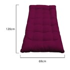 Kit Almofadas Para Poltrona E Puff Costela Suede Bordô - Amar