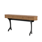 Kit Aparador 02 Gavetas Romagna 160cm Com Mesa De Canto Ferra