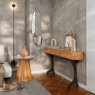 Kit Aparador 02 Gavetas Romagna 160cm Com Mesa De Canto Ferra