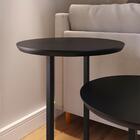 Kit Aparador Buffet Dallas Cantinho Café Mesa Apoio Lateral L