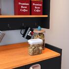 Kit Aparador Buffet Retrô 2 Portas Armário Suspenso Prateleir