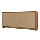 Kit Aparador Buffet Sala De Estar Madrid E Espelho Adnet 54cm