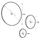 Kit Aparador Buffet Sala De Estar Mason Com Espelho Caribe Pr