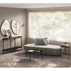 Kit Aparador Decorativo Sala De Estar Com Mesa De Centro E Me