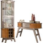 Kit Aparador E Cristaleira Para Sala Marest Mdt