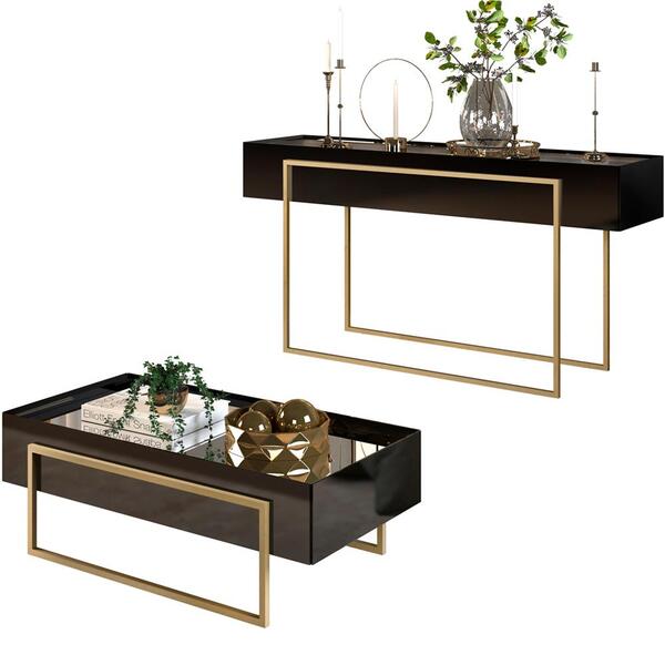 Kit Aparador E Mesa De Centro 21183x21184 Dj Moveis