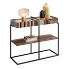 Kit Aparador E Mesa De Centro Aurum Dhom