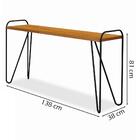 Kit Aparador E Mesa Lateral Estilo Industrial Genova Lpa